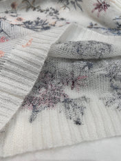 CREW NECK KNIT SWEATER 25S IN COTTON 266209