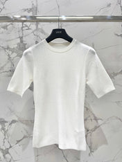 DIOR 26S SHORT-SLEEVE KNIT T-SHIRT 907