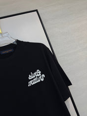 LV T-SHIRT IN BLACK COTTON FABRIC 238921