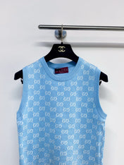 GUCCI 26S EMBELLISHED SLEEVELESS SWEATER 107