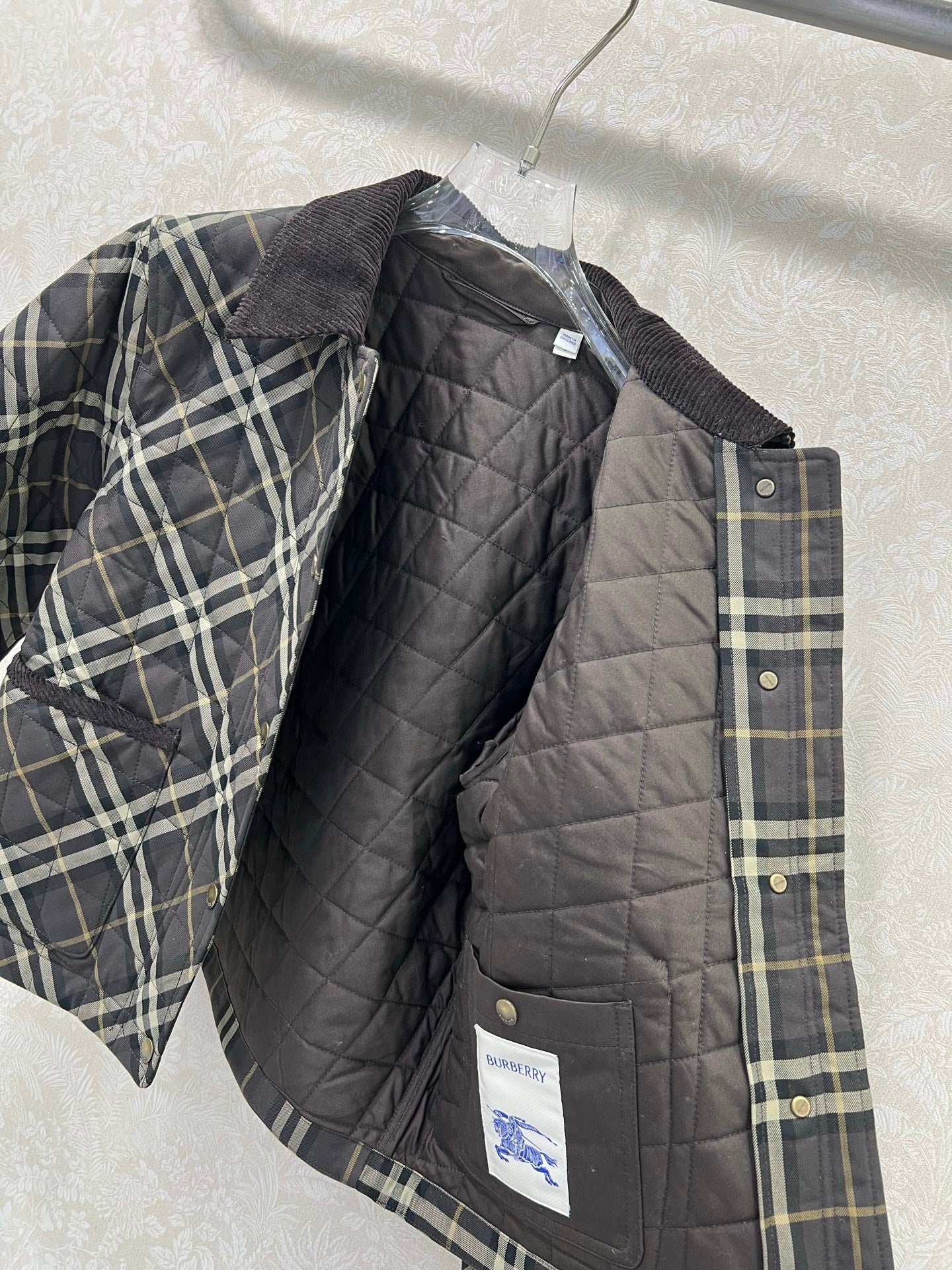 BURBERRY 25S COTTON PLAID JACKET 131