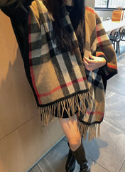 BURBERRY 25S PLAID KNIT JACKET 0030