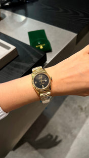 Rolex Datejust 31mm Gold Black