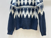 DIOR 25S PATTERNED TURTLENECK SWEATER 718