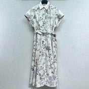 DIOR FLORAL LONG DRESS 275014