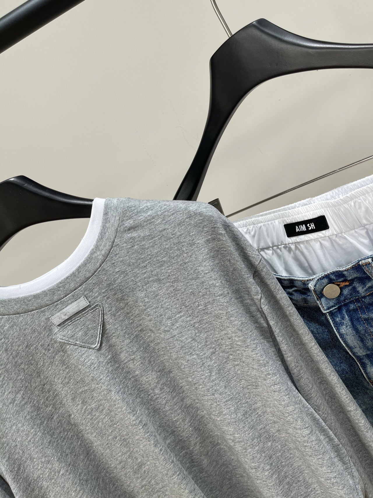 PRADA TWO-PIECE LONG SLEEVE T-SHIRT 273175