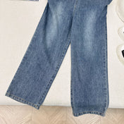 Loewe 25 Straight Jeans Blue Denim Cotton