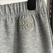 MIUMIU SWEATSHIRT AND STRAIGHT PANTS SET STYLE 224