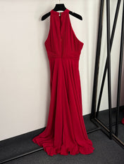 DIOR 26S PLEATED HALTER-NECK BLAZER DRESS 899