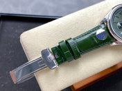 Rolex Perpetual 39mm Silver Green Dial