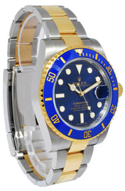 Rolex Submariner Date  Blue Dial Gold and Steel