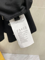 LV CASUAL SHORTS BLACK COTTON STRETCH FABRIC 239609