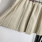 MIUMIU 26S KNITTED MINI PLEATED SKIRT 890