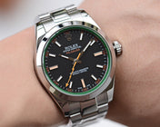 MILGAUSS STAINLESS STEEL BLACK BLUE ORANGE DIAL