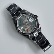 DATEJUST 41MM CUSTOM BLACK PVD WIMBLEDON DIAL