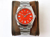 OYSTER PERPETUAL 41 STAINLESS STEEL RED DIAL