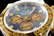 DAYTONA GOLD STEEL CUSTOM MOP DIAL DIAMOND NUMERALS