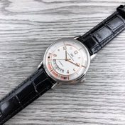 DAVINCI AUTOMATIC STAINLESS STEEL LEATHER